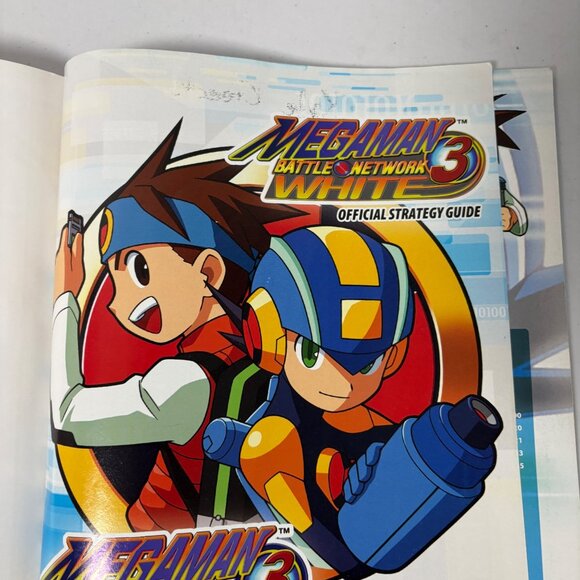 Game Boy Advance Strategy Guide Mega Man Battle Network 3 Blue White GBA Brady - Picture 5 of 7